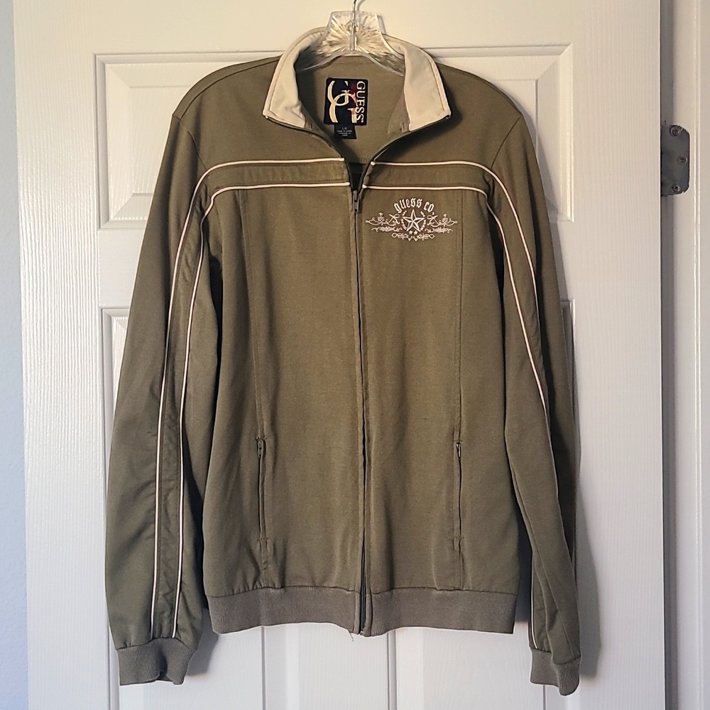 Guess logo zip-up